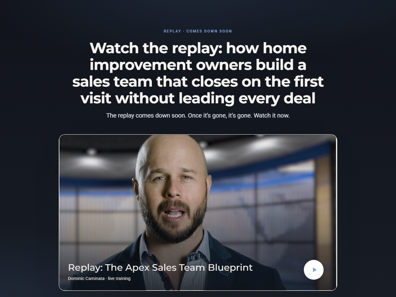 Replay + application preview